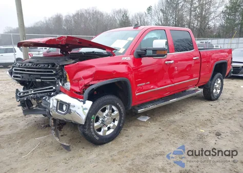 2015 GMC Sierra K2500 Slt из США, поврежденный, VIN 1GT12ZEG0FF611676